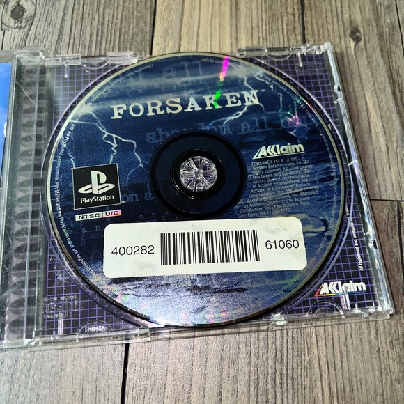 Forsaken (Sony PlayStation 1 PS One, 1998) Complete PS1 Game manual - Picture 4 of 5